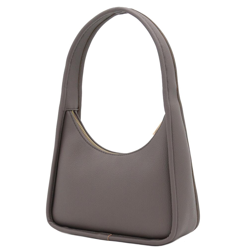 7206 Small Curved Shoulder Bag Minimalist Underarm Crescent Hobo Handbag - Picture 6 of 7